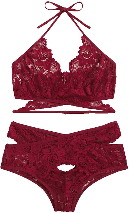 Sexy Lace Babydoll Sleepwear