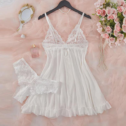 Romantic Lace Nightgown Set